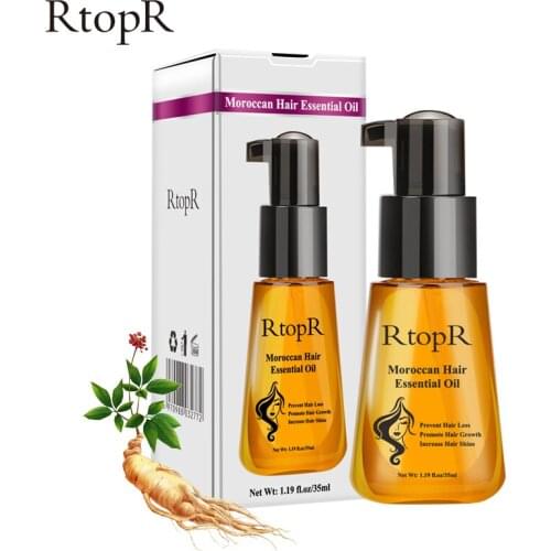 RtopR 35ML Moroccan Hair Care Essential Oil Repair Hair Loss Prevention Hair Loss Promote Hair Growth Multi-function Conditioner