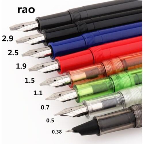 Luxury quality 279 Fashion Various nibs Round body Fountain Pen Financial office Student School Stationery Supplies ink pens