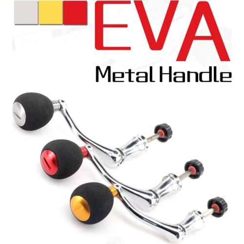 Spinning Handle Reel Replacement Power Handle Fishing Reel Handle Knob Metal Rocker Arm Grip For Spinning Fishing Reel Accessory