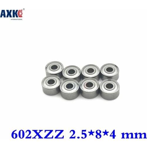 50pcs/lot 602xzz R-825zz W60/2.5zza 2.5x8x4 Mm High Quality Abec-5 Emq Z2v2 Minideep Groove Ball Bearing