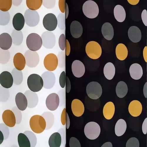 Big Dot Fabric Bubble Chiffon Dropping Breathable Skirt Shirt Scarf Material