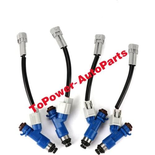 Fuel Injectors Nozzels with Plugs 16450-RWC-A01/16450RWCA01 OEM 410cc For 1996-2006 Hhonda Civicc Acuraa RDX RSX K20 K24 B16