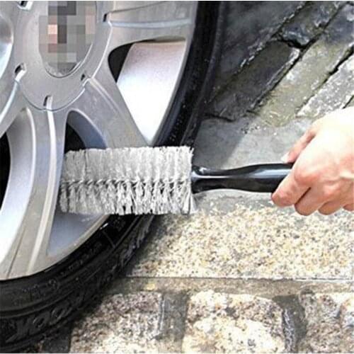 High Quality 1pc Universal Cone Tip Alloy Wheel Steel Wheel Brush Wheel Washing Gray Brushing For Car Scooter Sink