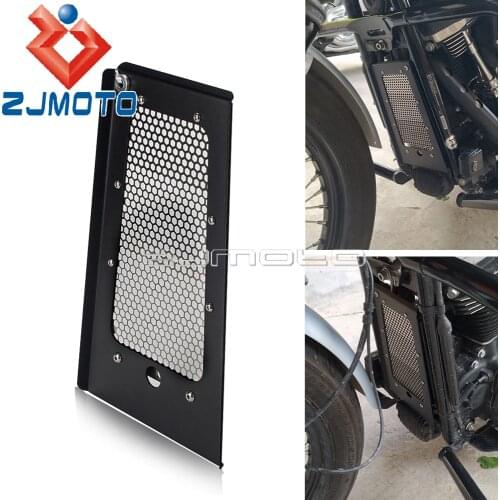 Motorcycle Radiator Grille Cover Guard Protection For Harley Softail Slim FLSL Fat Bob FXFB FLFB Sport Glide FLSB Deluxe 2018-up