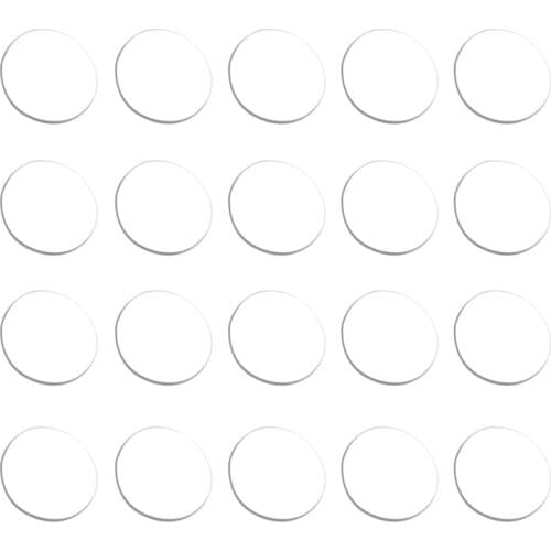 20Pcs Creative Soft Clear Glass Table Top Bumpers Glass Table Top Rubber Spacers for Office Home