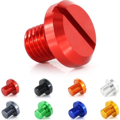 4PCS M10*1.25 Mirror Hole Plugs Cover Screw Bolt Universal Fit For Honda Yamaha Suzuki Kawasaki Triumph Aprilia Cagiva KTM Buell