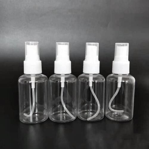 5Pcs 50ml Makeup Atomizer Pot Container Refillable Bottles Empty Spray Bottle Pump Travel Reusable Perfume Bottle Atomizer