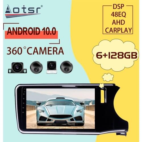 For Honda City Grace 2014 - 2017 Android Car Radio Player 10 INCH GPS Navigation Player Multimedia Video Player Stereo Head Unit