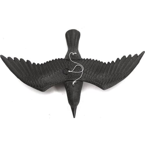 Large Hawk Decoy Bird Pigeon Crow Scarer Scarecrow Garden 15