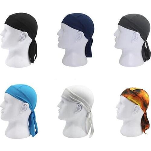 Unisex Quick-dry Sport Headscarf Bike MTB Riding Caps Breathable Cycling Headbands Outdoor Running Motorcycle Pirate Cap