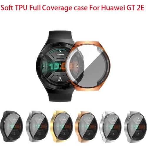 Watch Case For Huawei Watch GT 2E Case Soft Silicone TPU Full Protective watch Cover Protector Frame For Huawei GT2 E