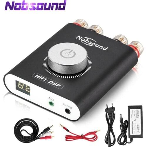 Nobsound Hi-Fi DSP TPA3116 Digital Power Amplifier Hifi Stereo Audio Headphone Amp Bluetooth 5.0 Audio Receiver