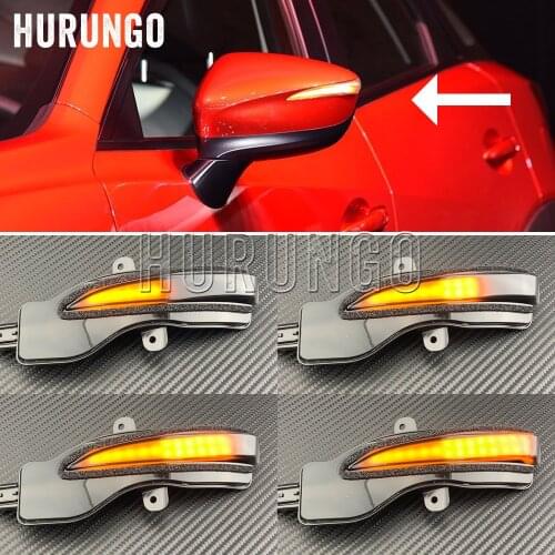 Dynamic Turn Signal Rearview Mirror Indicator Blinker Repeater Light For Mazda CX-3 2016-2018 CX-4 CX-5 2016 2016.5 Facelift
