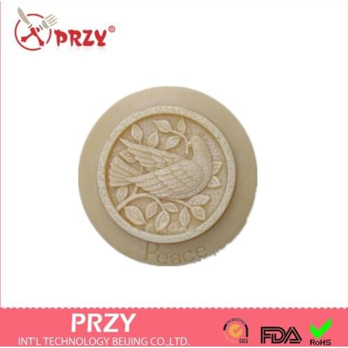 DIY cute Dove of peace modelling silicon soap mold Cake decoration mold Handmade soap mold wholesale