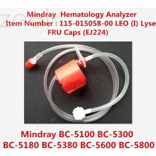 FOR Mindray BC-5100 BC-5300 BC-5180 BC-5380 BC-5600 BC-5800 Hematology Analyzer 115-015058-00 LEO (I) Lyse FRU Caps (EJ224)