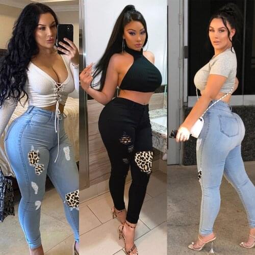 European and American Autumn New Slim Slimming Jeans Women