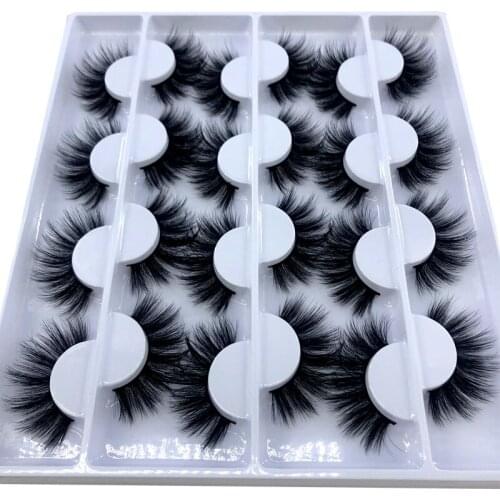 HBZGTLAD NEW 12 pairs 6D Mink Lashes Natural False Eyelashes Dramatic Volume Fake Lashes Makeup Eyelash Extension Silk Eyelashe