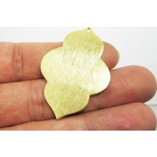 Brass charms 38.6x27.8x1mm Textured Religion Brass findings Necklace pendant -10pcs R797