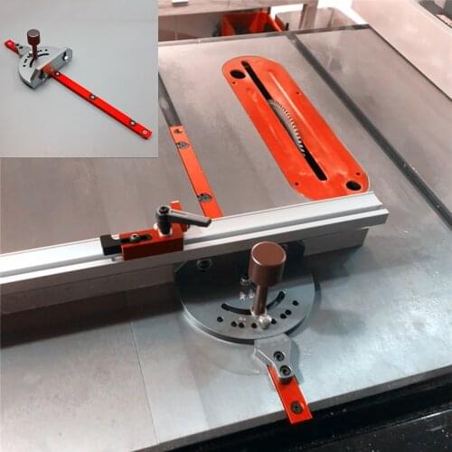 Miter Gauge Bandsaw Table Saw Router Angle Miter Gauge Guide Fence Engraving Machine Reversal Woodworking DIY Standard Aluminium
