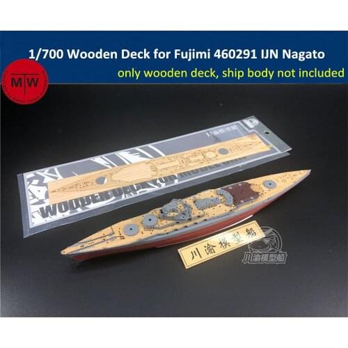 1/700 Scale Wooden Deck for Fujimi 460291 IJN Battleship Nagato Model Kits TMW00042