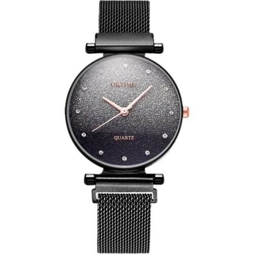 Fashion Sky Watch Magnet Band Women Quartz Diamond Wristwatch Watches relojes para mujer