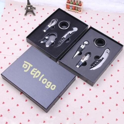 Red Wine Bottle Opener Set Beautiful Carton Piece Set Wine