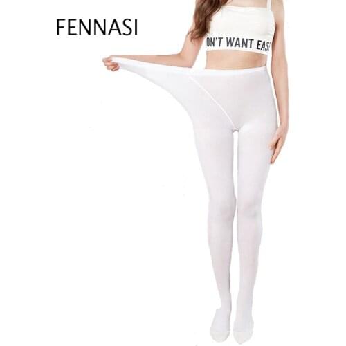 Nylons Lady Colored Warm Tights Panty Sticky Woman Winter Fashionable Sexy Woman Pantyhose Plus Size Tights for Dancing FENNASI