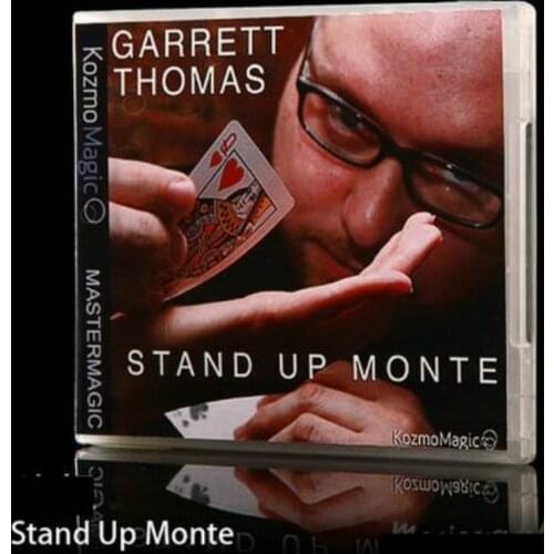 Stand Up Monte (Gimmicks) By Garrett T Magic Tricks,Card Magic,Illusions,Close Up Magia,Props,Magician Poker Cards Appearing Fun
