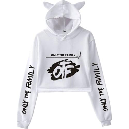 Hip Hop Rapper Lil Durk Hoodies Women fashion Clothes Cat ears Hooded Women Sweatshirt Sexy Cute Girls clothes