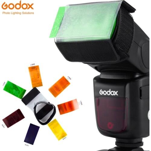 Godox CF-07 Flash Universal Color Filter Kit For Canon Nikon Pentax Godox Yongnuo Speedlite