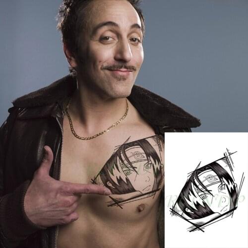 Waterproof Temporary Tattoo Sticker Cartoon Cool Boy Fake Tatto Flash Tatoo Back Leg Big Size Art for Women Men