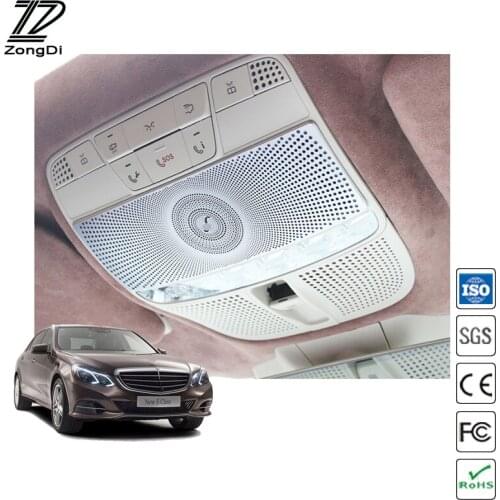 ZD 1pcs Car Styling Speaker Door Trim Sound Mesh Grille Reading Lamp Decorative Covers For Mercedes Benz E Class C class