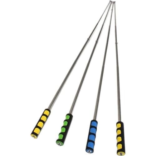 1PC 2M SaleStainless Steel Telescopic Flag Pole Portable Handheld Poles For Flags Windsock