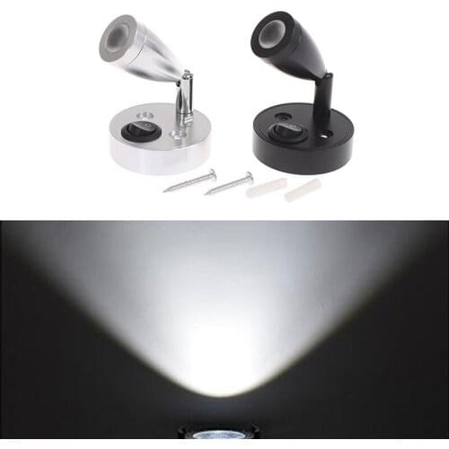 DC12V White LED Spot Reading Light RV Bedside Boat Lamp Wall Camp Trailer