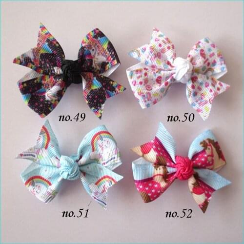 200 BLESSING Good Girl 2.5" Wing Hair Bow Clip Unicorn Accessories Wholesale