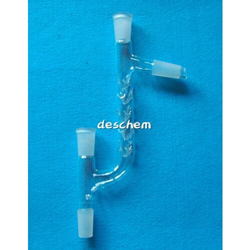 24/40,120mm,4-way Glass Vigreux Distillation Head,Chemical Laboratory Glassware