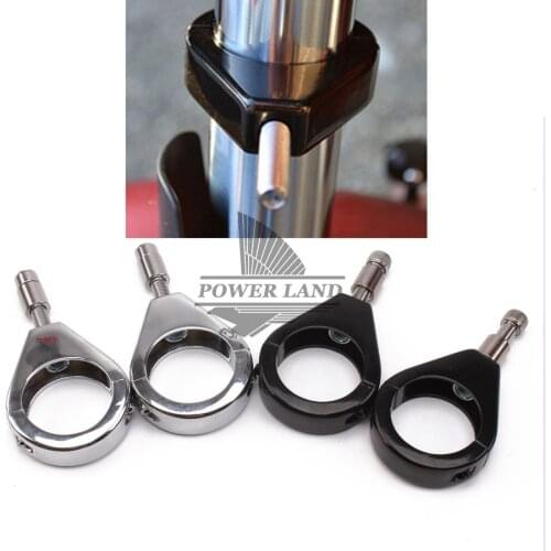 49mm Motorcycle Fork Relocation Turn Signal Lights Indicator Fork Mount Bracket Chrome/Black For Harley Davidson Cafe Racer ATV