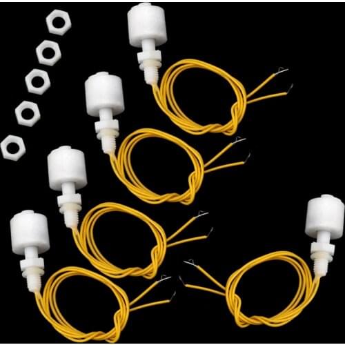 5Pcs Water Level Sensor Vertical Float Switches Flow Measuring Instruments Tools
