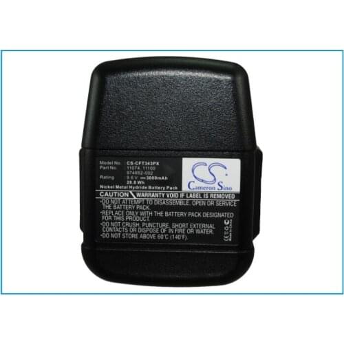 Cameron Sino 3000mAh battery for CRAFTSMAN 11343 315.22189 11074 11100 974852-002 Power Tools Battery