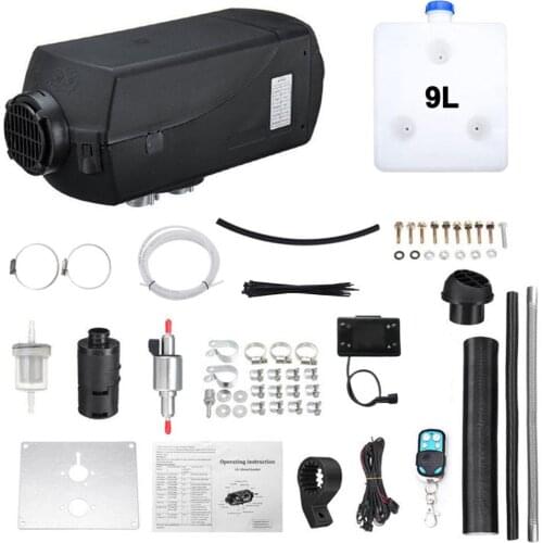 Car Diesel Heater Set Compact 12V 2KW Air Parking Heater Kit Warmer Remote For Home Boat Bus Motorhome Car Heating Vehicles 2020