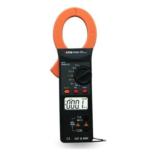 VICTOR 6056B 3 3/4 AC/DC Digital Clamp Meter, Autorange Warranty
