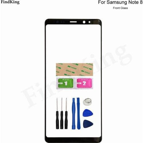 For Samsung Note 8 Galaxy Note8 N950 N950F Front Glass LCD Front Touch Screen Outer Glass Lens