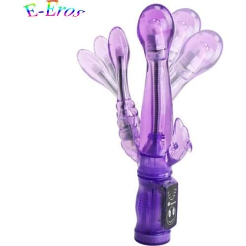 Purple Pink Rabbit Vibrator Adult sex Toys Erotic Vibration Dildo For Women G spot Vibrators Women Sex Toy