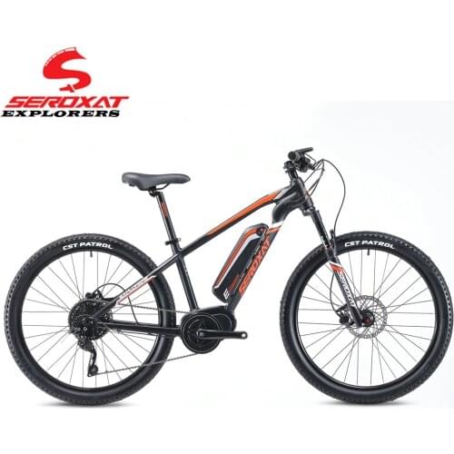 SEROXAT E-bike Mountain Bike 27.5ER MTB Hybrid Bike Aluminum alloy E Bike Fork 120mm Motor 350W Battery 36V/16AH Complete Bike
