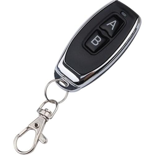 Kebidu 1Pc RF transmitter 433 Mhz remote control, universal car door roll gate wireless remote control switch DC 12V 1CH relay r