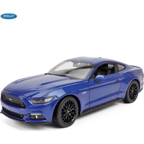WELLY 1:24 2015 Ford Mustang alloy car model crafts decoration collection toy tools gift