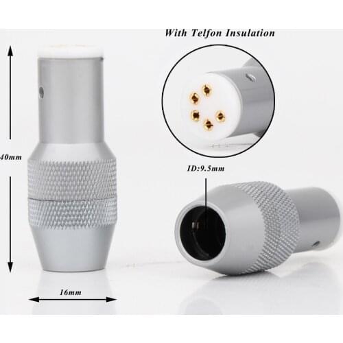 Monosaudio DI90(G) 5 DIN Female Vinyl Connector plug Gold Plated Available DI90(G) Turntable Plug Socket