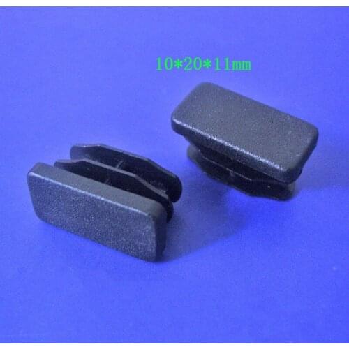 Rectangular plug 10*20*11mm plastic matte furniture plastic fittings plug