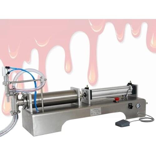 50-500ml Liquid Filling Machine Perfume Pneumatic Piston Filler Cosmetic Toothpaste Oil Honey Pack Filling Machine