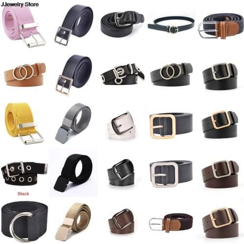 1pc Fashion Style Mens Fashion Stretch Braided Elastic Woven Canvas Buckle Belt Waistband Waist Straps Men Weaving Belt